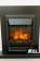 Электрокамин Vinston standard с очагом Аspen Black с очагом Majestic FX M Brass/Black с очагом Fobos FX M Black